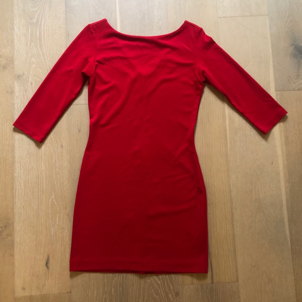 Red formal mini dress- Amanda Uprichard